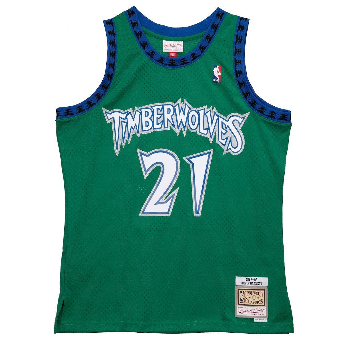 mitchell and ness timberwolves jersey