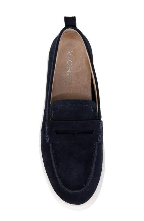 Shop Vionic Uptown Hybrid Penny Loafer (women) In Navy/white