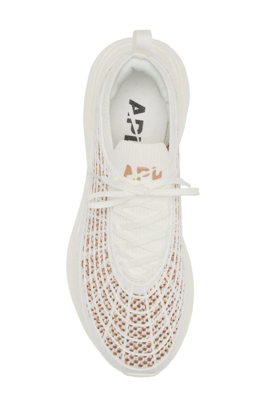Shop Apl Athletic Propulsion Labs Techloom Zipline Running Shoe In Ivory / Tan / Ombre