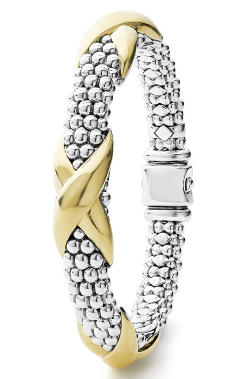 Lagos Embrace Station Bracelet In Silver/gold
