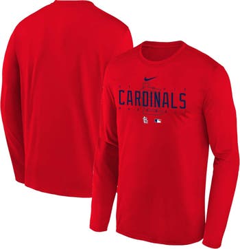Nike Youth Nike Red St. Louis Cardinals Authentic Collection Legend  Performance Long Sleeve T-Shirt