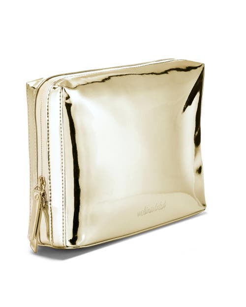 Wellinsulated Performance Beauty Bag Large In Gold