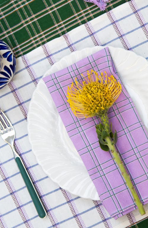 ARCHIVE NEW YORK ARCHIVE NEW YORK CHIAPAS HANDWOVEN PLAID COTTON NAPKINS, SET OF 4