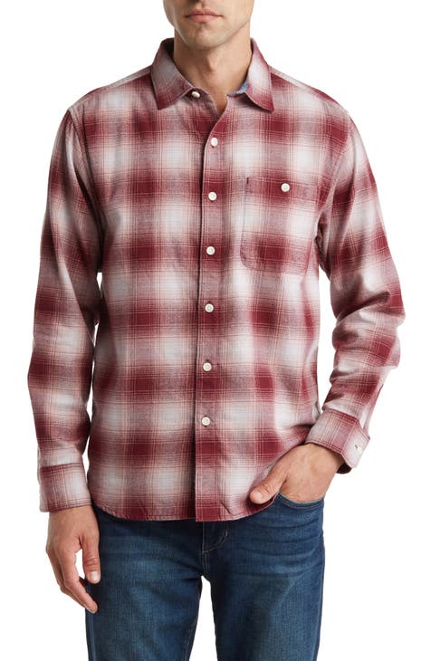 Alpine Plaid Flannel Button-Up Shirt