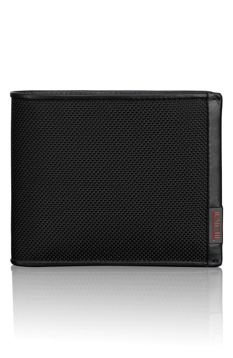 TUMI Alpha Global ID Lock<sup>™</sup> Wallet with Removable Passcase, Main, color, BLACK