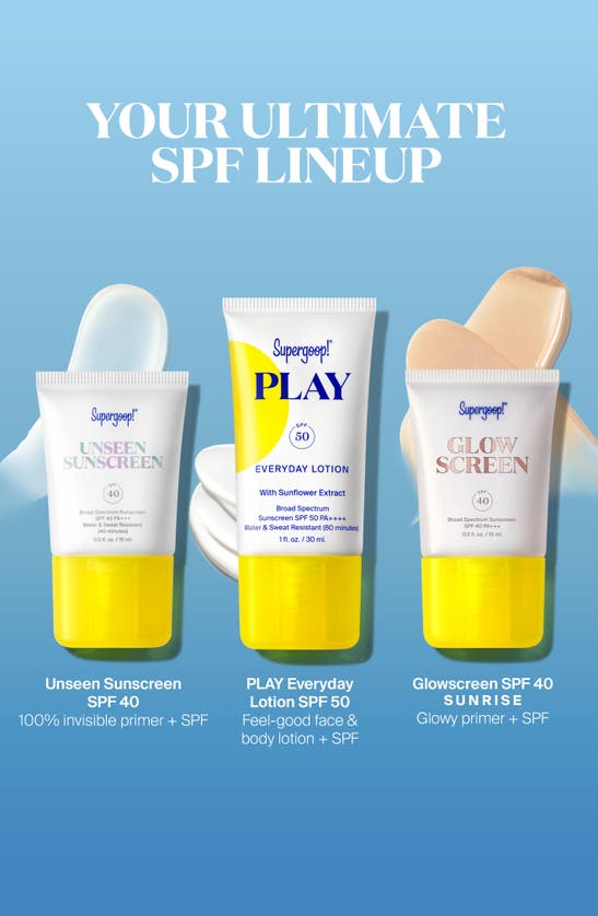 Shop Supergoop !® Spf Bestsellers Set (limited Edition) $48 Value