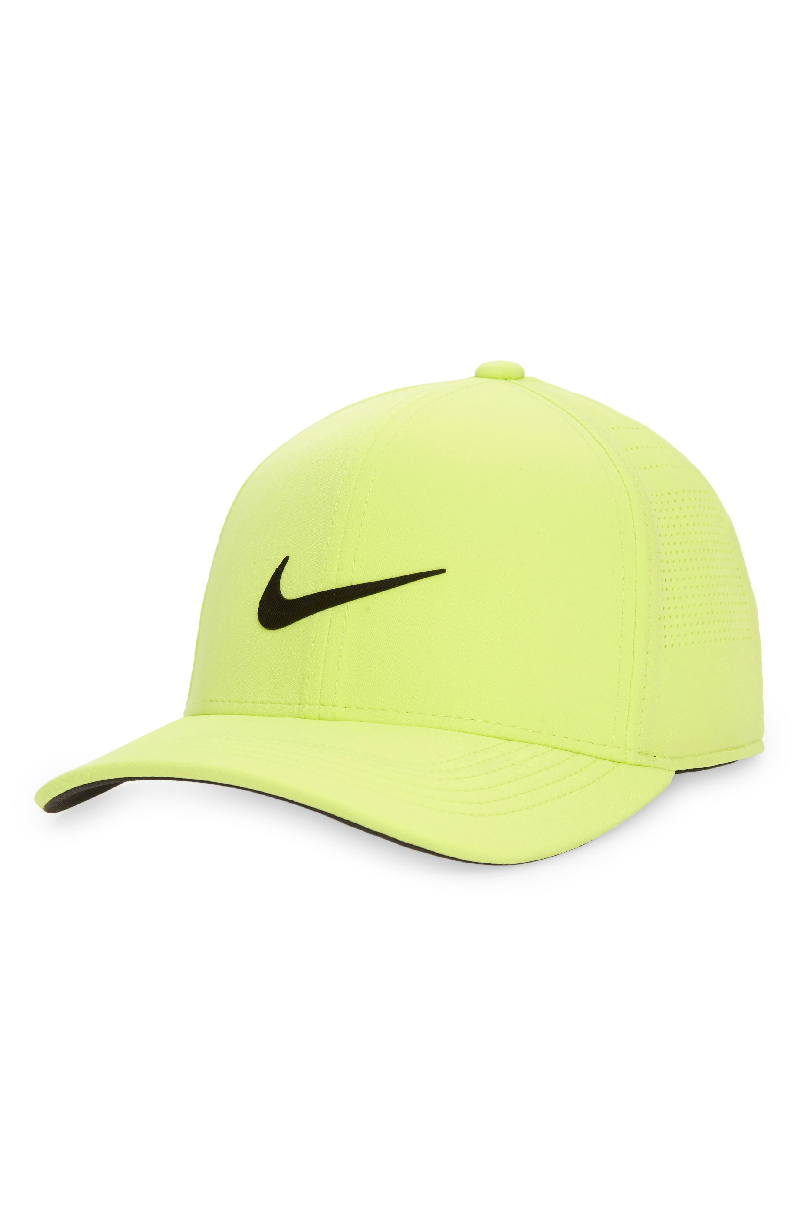 yellow nike golf hat
