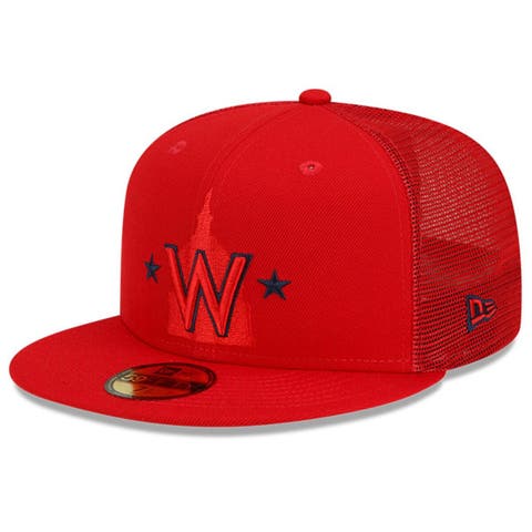 Men's New Era Cream Washington Nationals Chrome Camel Rust Undervisor 59FIFTY Fitted Hat
