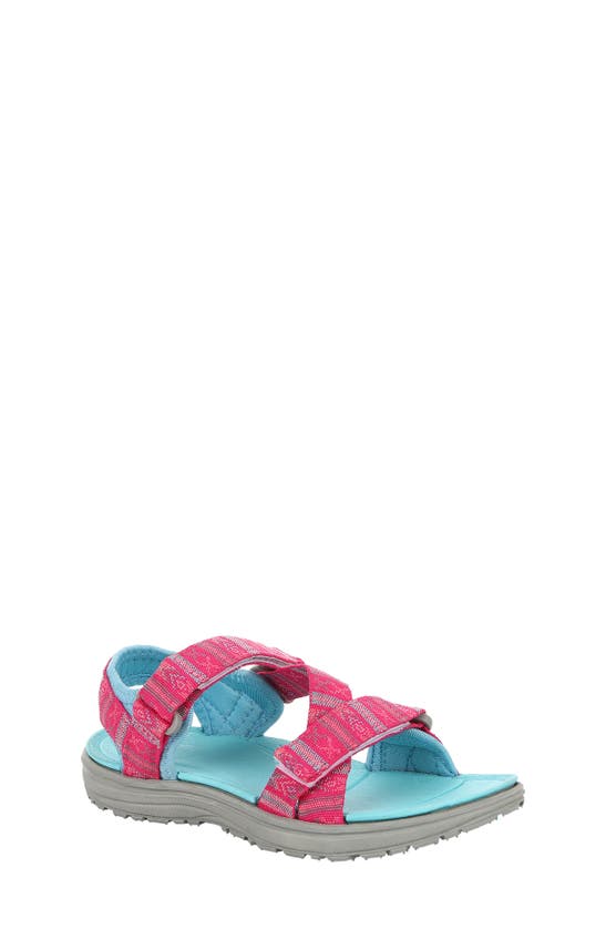 Northside Kids' Bayview Sandal In Blue/ Fuchsia