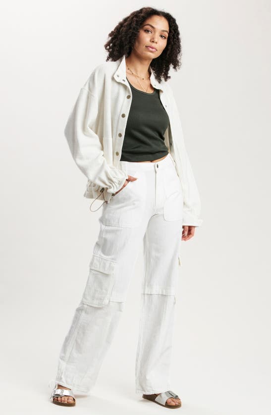 Supplies By Union Bay Collin Cotton Cargo Pants In Snow White