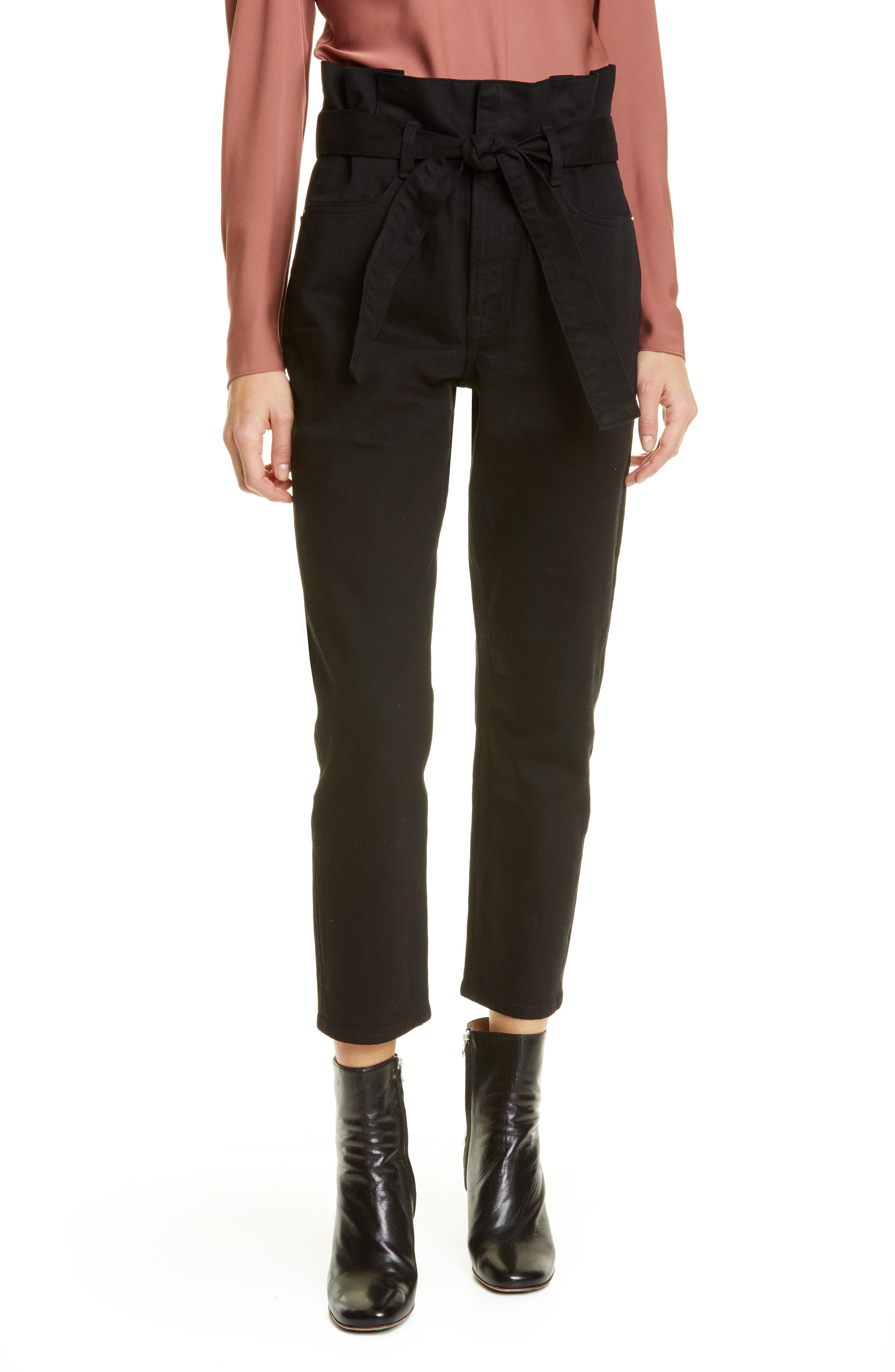 Frame Belted Paperbag Straight Leg 