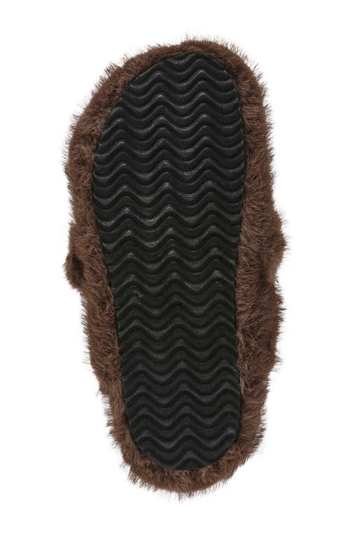 Shop Steve Madden Bohan Faux Fur Mule In Brown