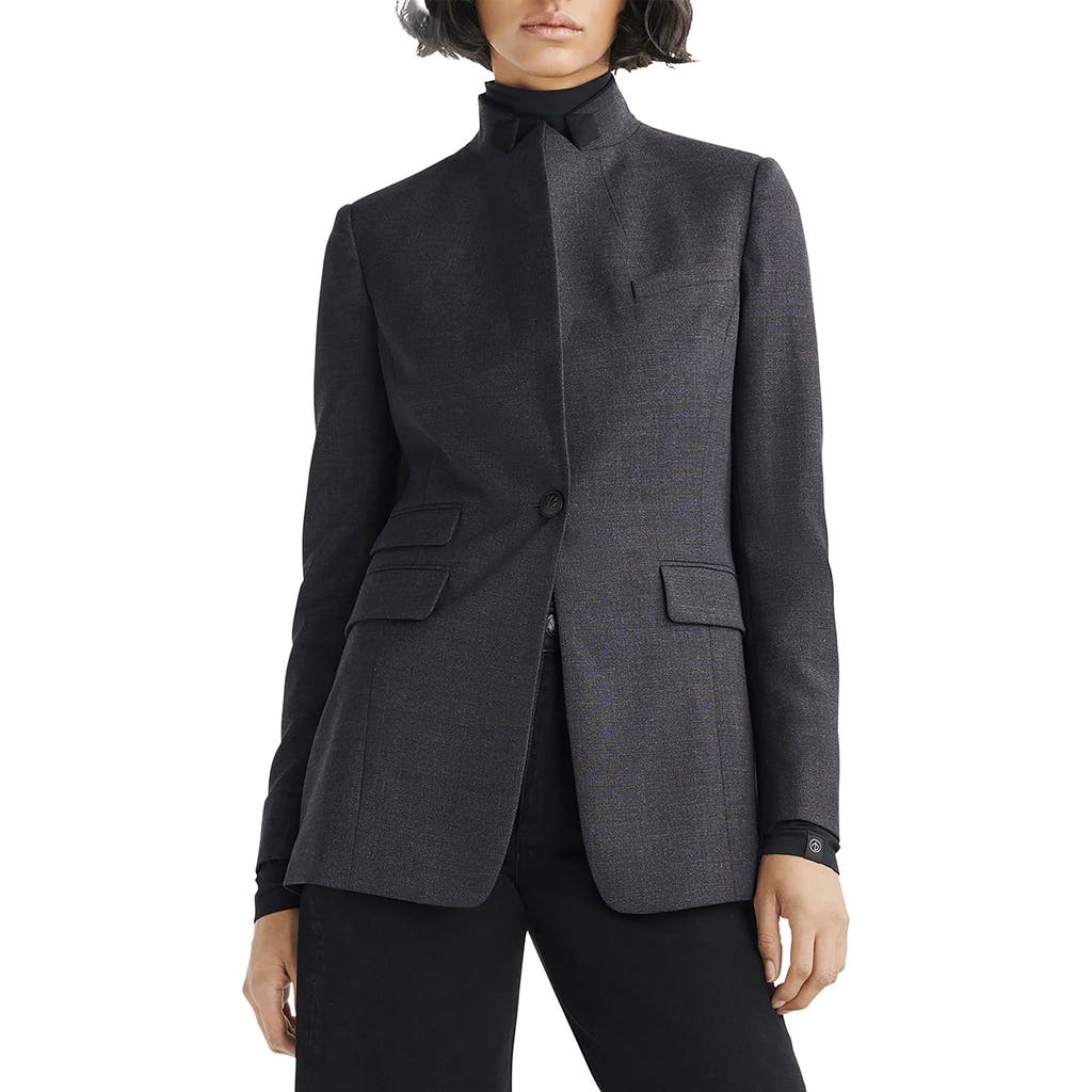 Rag & Bone Paloma Wool Blazer In Grey Multi