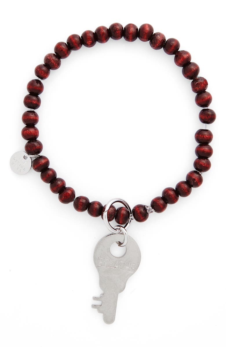The Giving Keys Inspiration Key Charm Beaded Bracelet Nordstrom Inspiration Key Charm Beaded Bracelet
