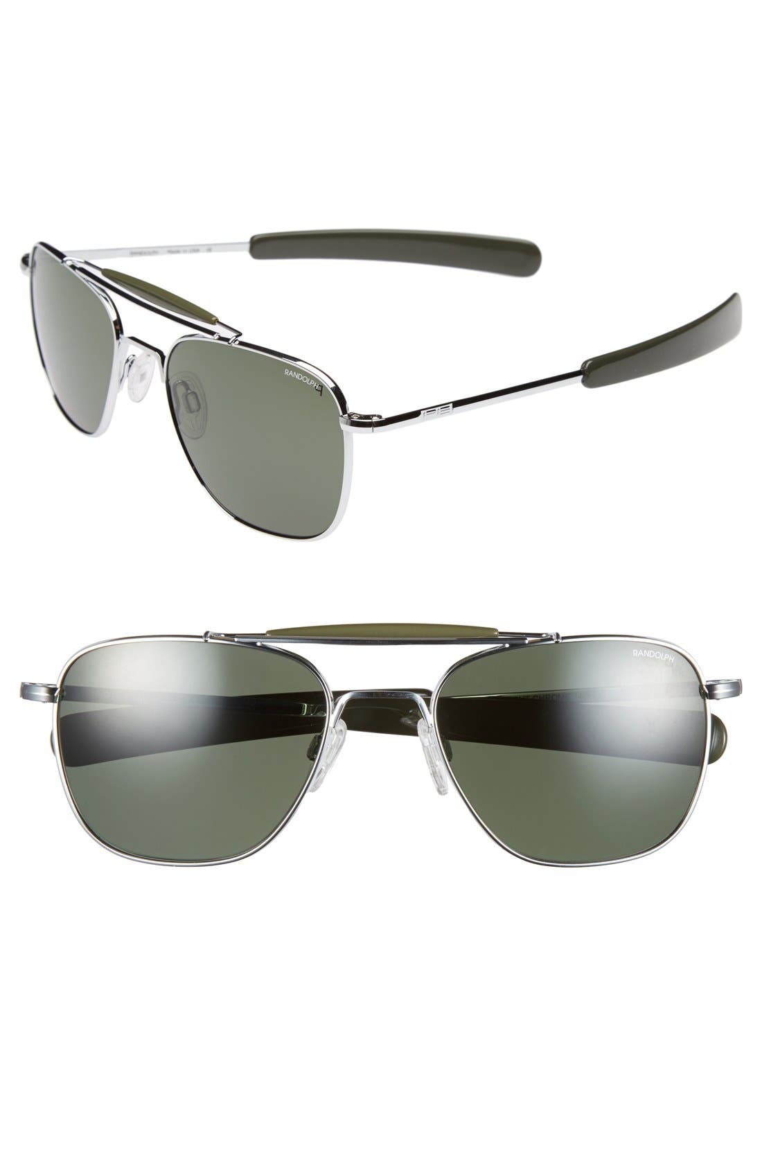 Randolph Engineering 'Aviator II' 55mm Polarized Sunglasses Nordstrom