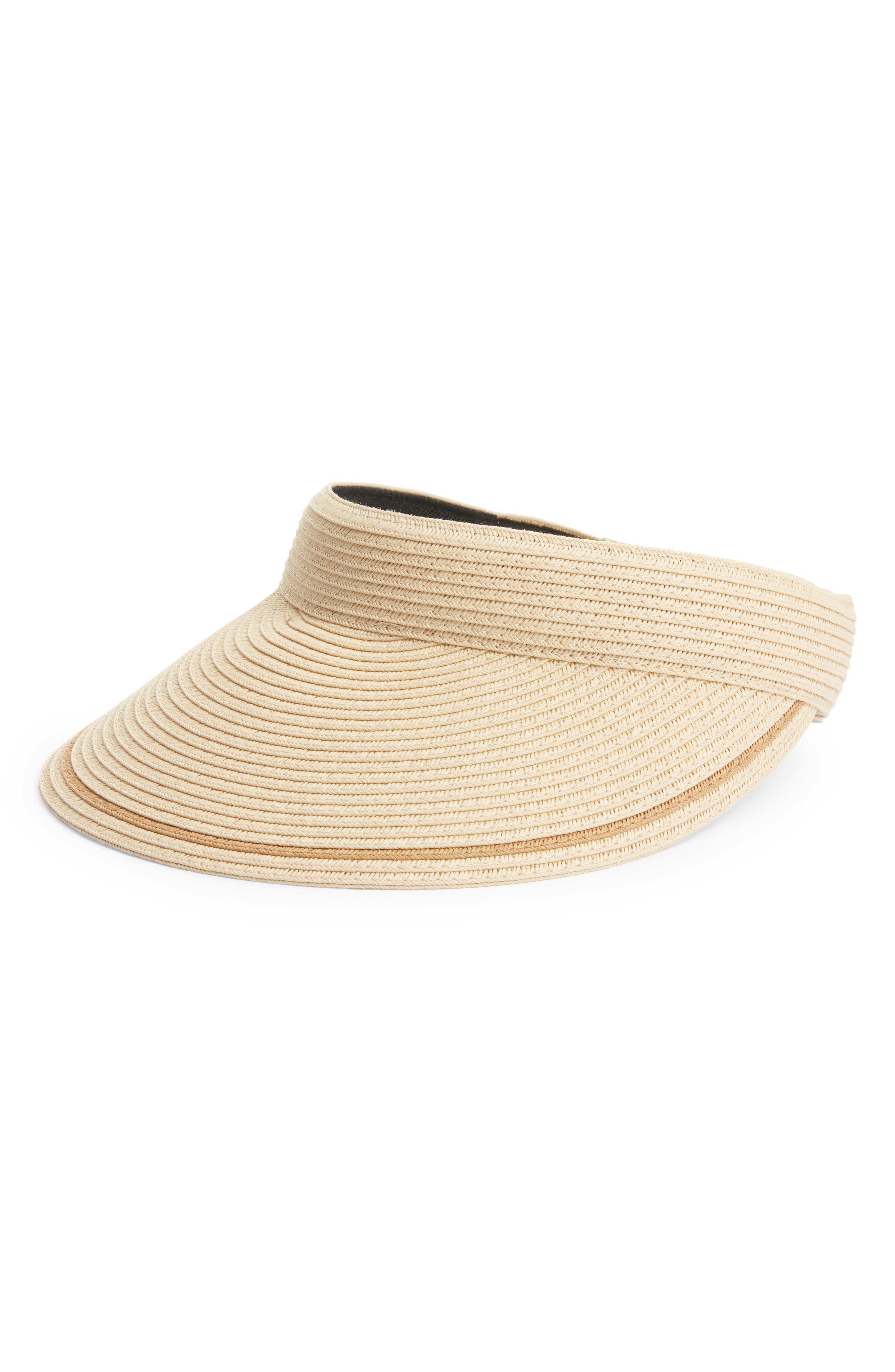 woven visor womens