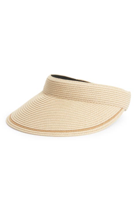 Cloth Covered Slip-On Visor, Sun Sports Visor Hats Cap for Women Adjustable  Cap