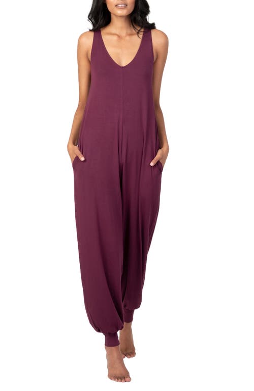 All Day Jumpsuit in Plum