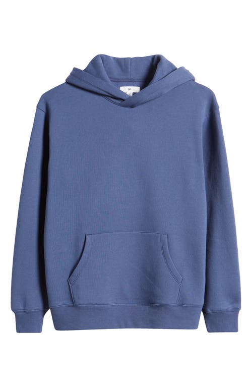 Shop Bp. Fleece Hoodie In Blue Indigo