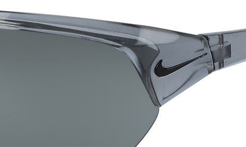 Nike Skylon Ace Square Sunglasses In Wolf Grey/grey Silver Flash