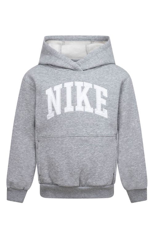 Shop Nike Kids' Sportswear Club Fleece Hoodie In Dark Grey Heather