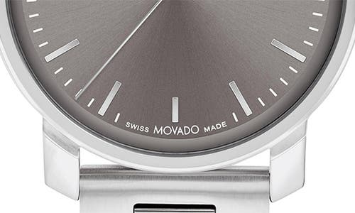 Shop Movado Bold Access Bracelet Watch, 41mm In Silver/gray