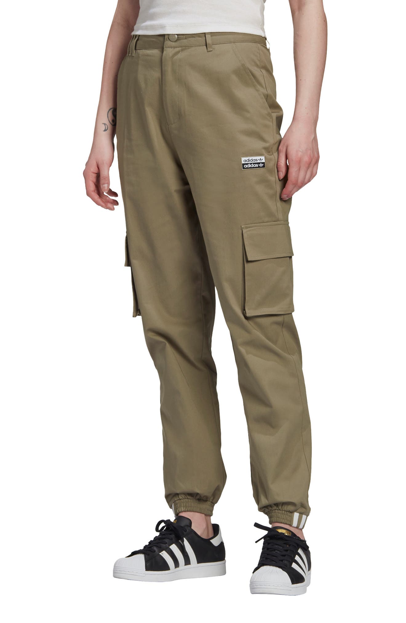 adidas cargo pants black