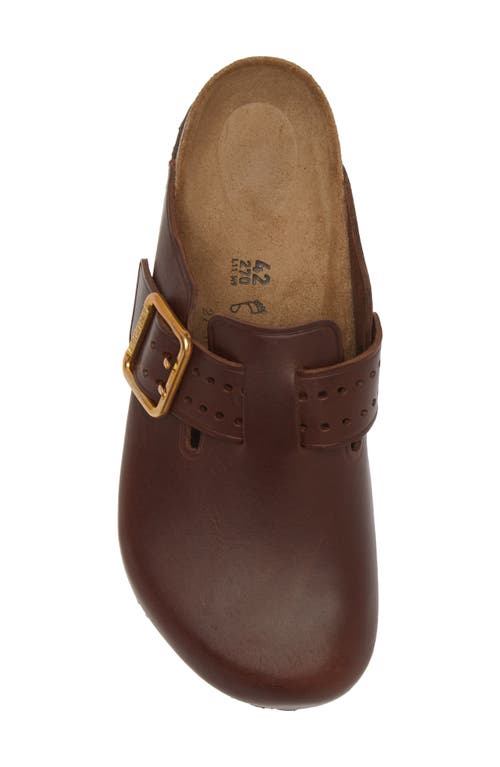 Shop Birkenstock Boston Bold Grip Clog In Roast