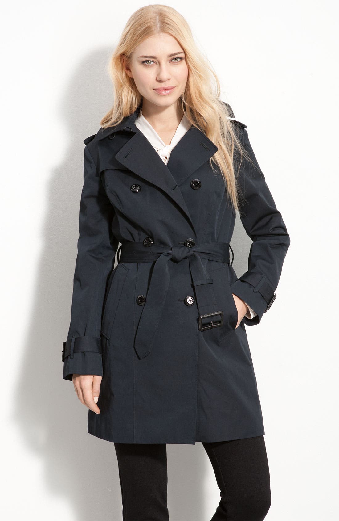heritage trench coat with detachable liner