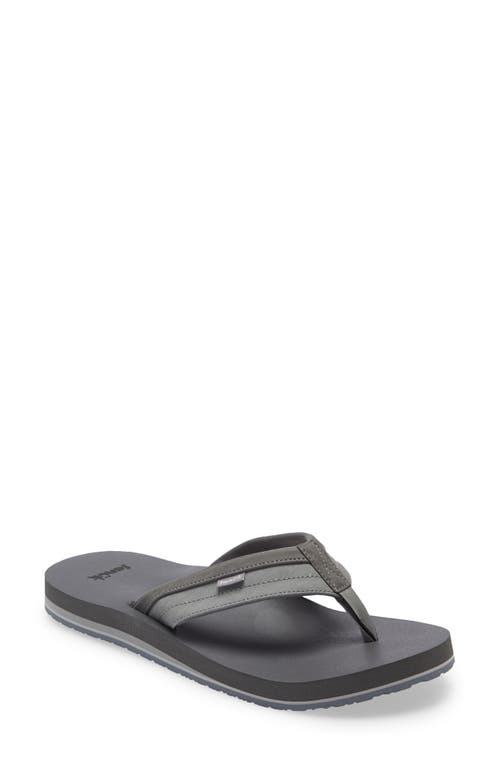 Ziggy Water Friendly Flip Flop in Grey