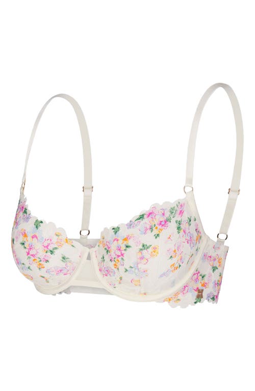 Savage X Fenty Savage Not Sorry Lace Underwire Bra In Ivory White