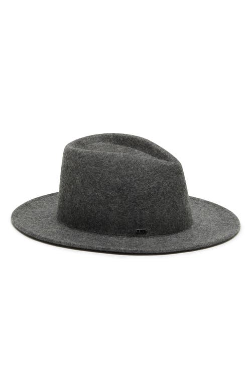 Eugenia Kim Blaine Wool Felt Fedora in Charcoal 