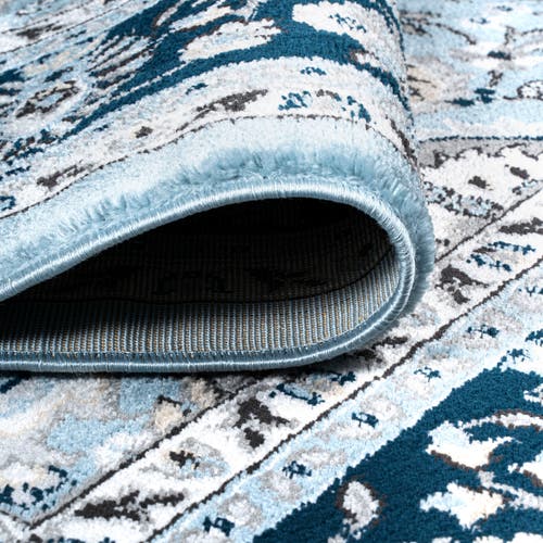 Jonathan Y Palmette Modern Persian Floral Area Rug In Blue/navy