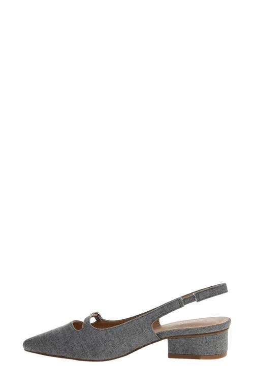 Chinese Laundry Maude Slingback Pointed Toe Pump In Grey