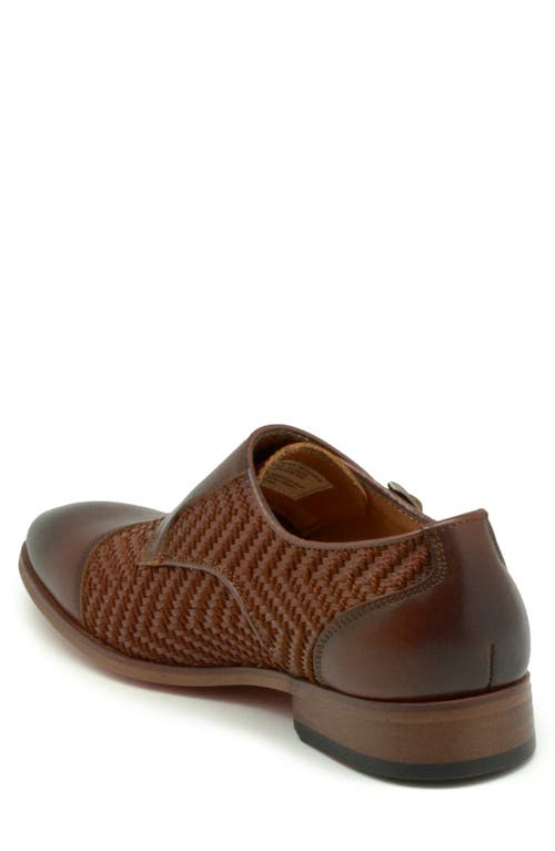 La Milano Wakefield Double Monk Strap Shoe In Brown