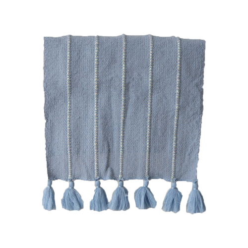 Jollity & Co Fabric Table Runner In Wedgewood