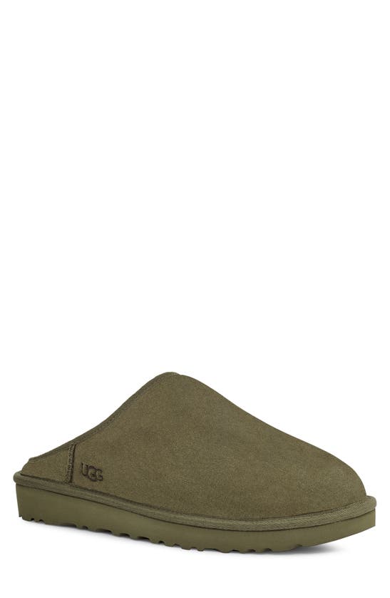 Ugg Classic Scuff Slipper In Moss Green