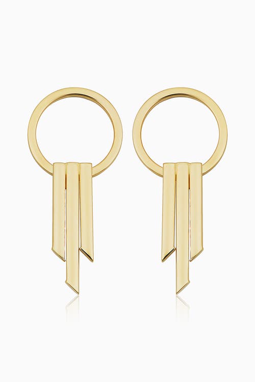 Oradina 14k Yellow Gold Own It Drop Earrings In Yellow Gold