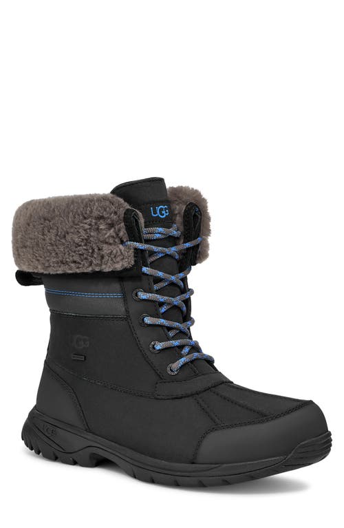 Shop Ugg(r) Butte Waterproof Hiking Boot In Black/big Sky