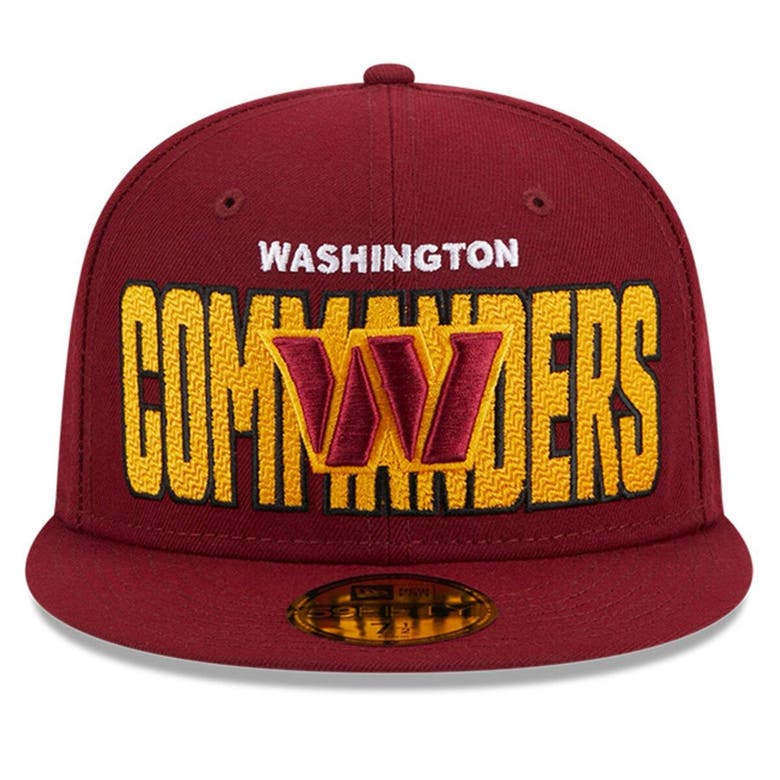 Washington Commanders New Era Team Basic 59FIFTY Fitted Hat - Burgundy