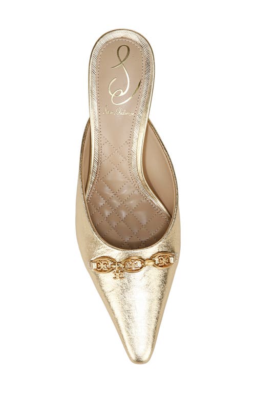 Shop Sam Edelman Brynne Mule In Amber Gold