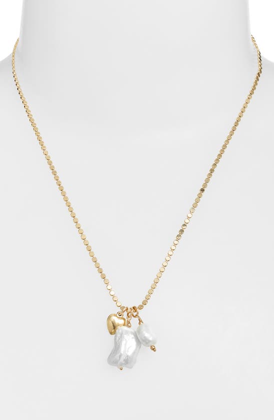 Shop Set & Stones Maddy Necklace In Gold