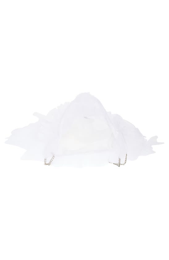Shop Collina Strada Medium Mist Tulle Bag In White