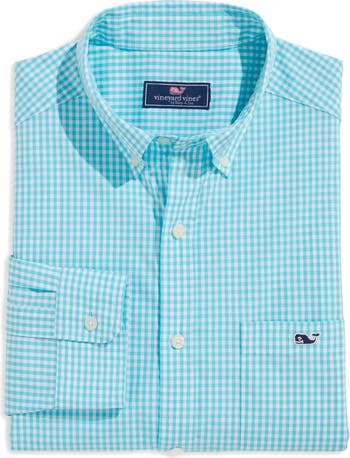 Vineyard vines gingham shirt sale