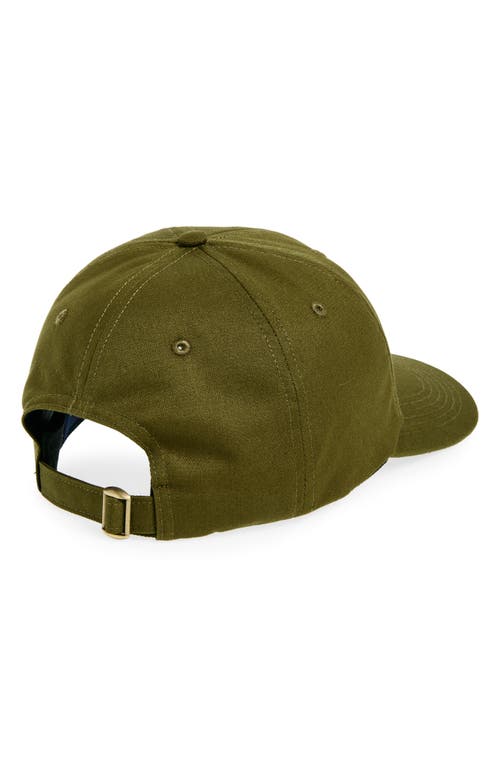 Shop Noah Core Logo Baseball Cap In Olive