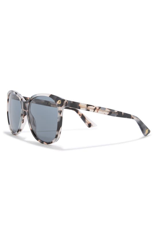 Gucci 58mm Round Sunglasses In Havana Grey