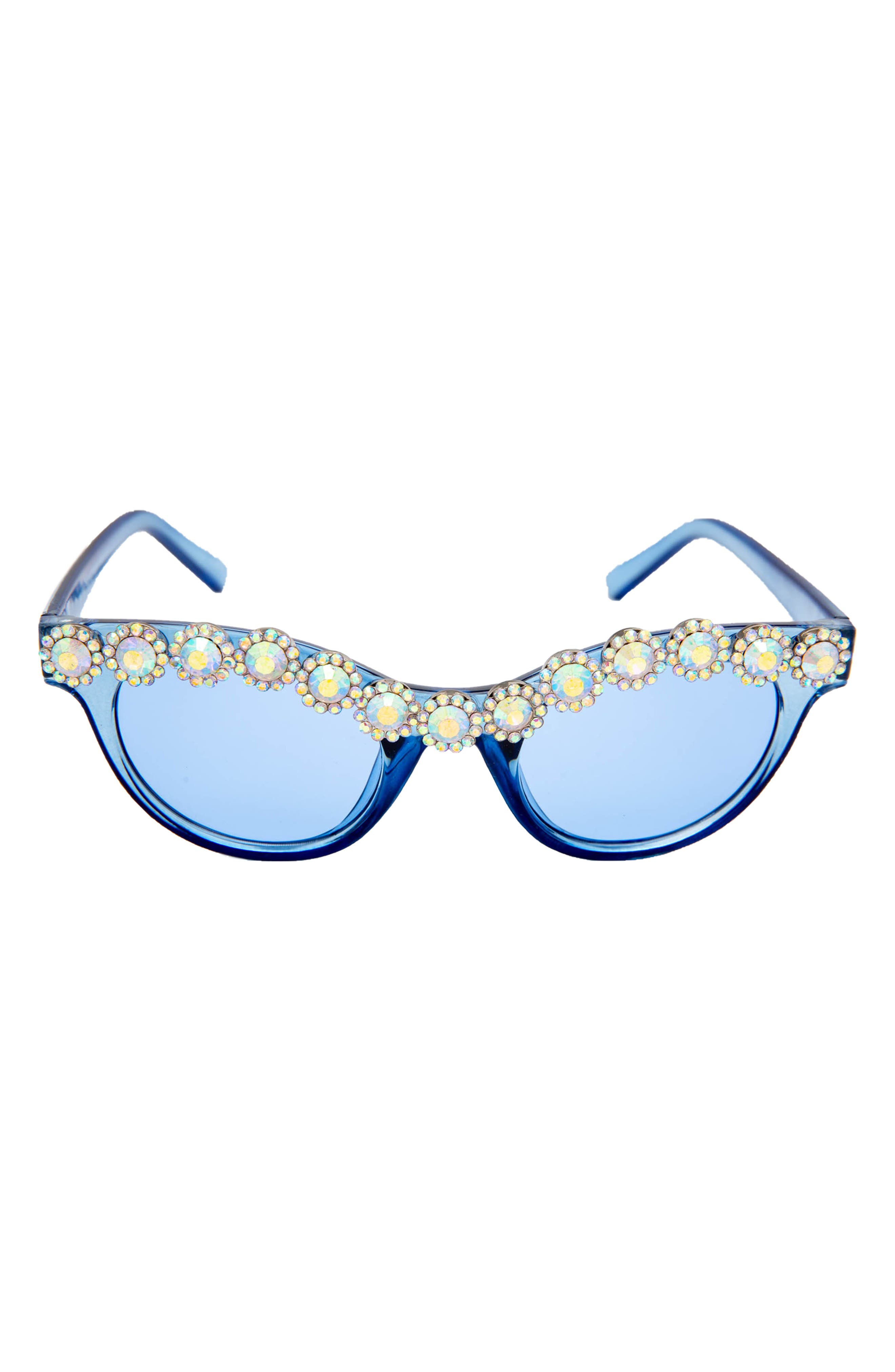 Rad + Refined 48mm Crystal Embellished Cat Eye Sunglasses Nordstrom