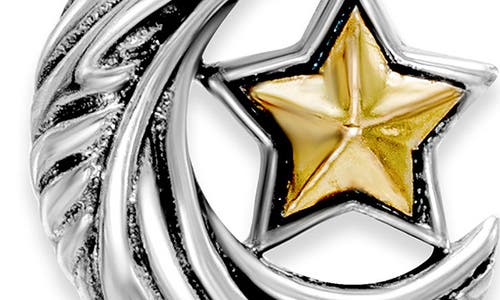 Samuel B. Moon & Star Stud Earrings In Silver And Gold