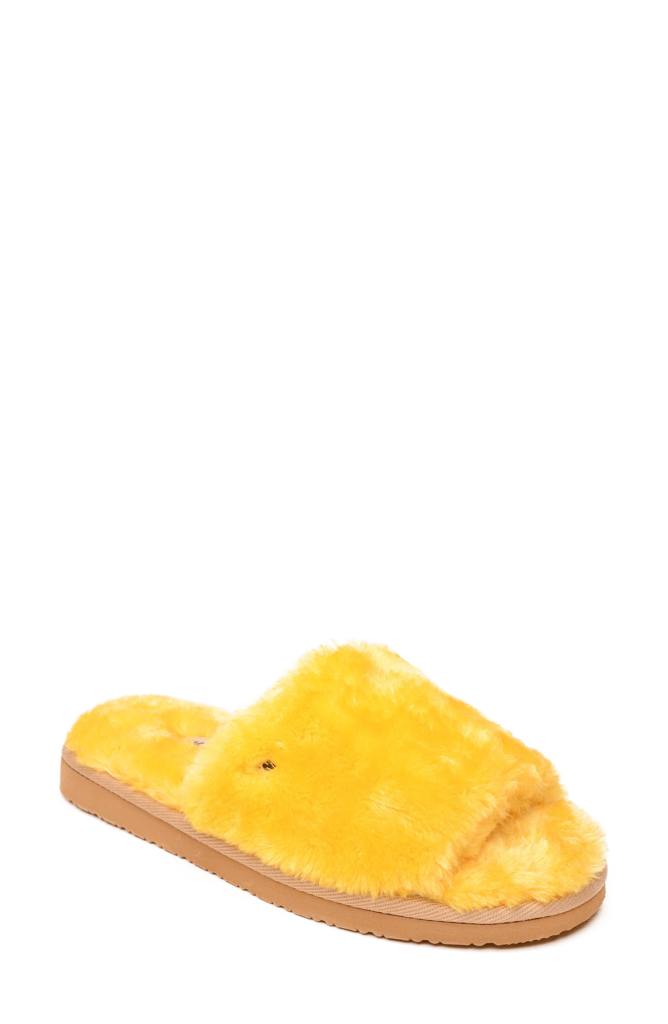 yellow bedroom slippers