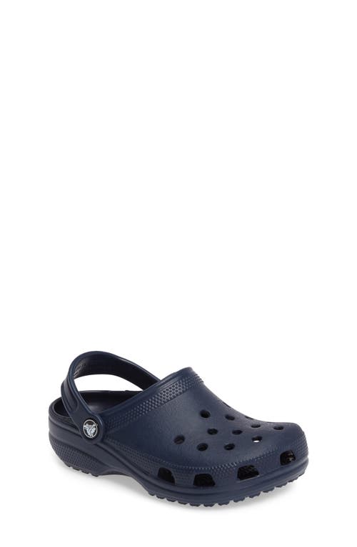 CROCS Kids' Classic Clog Sandal Navy at Nordstrom, M